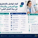 كيف تتواصل بالإنجليزي مع المرضى والزملاء في بيئة العمل الطبي؟