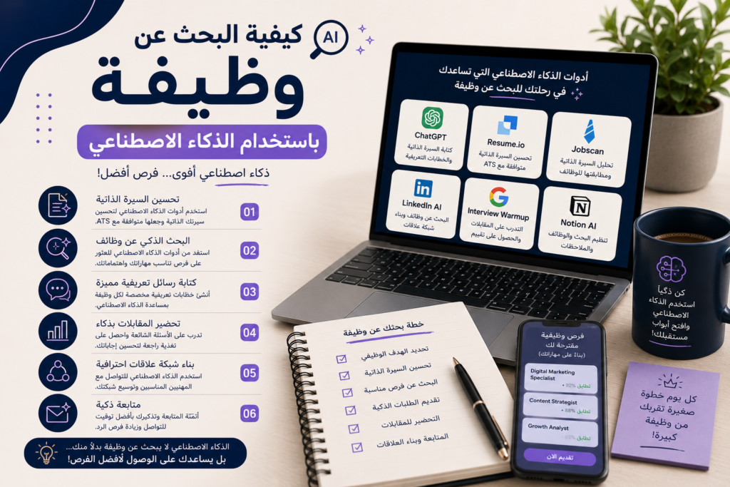 كيفية البحث عن وظيفة باستخدام الذكاء الاصطناعي