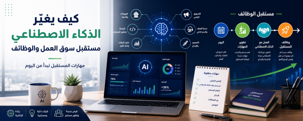 كيف يغيّر الذكاء الاصطناعي مستقبل سوق العمل والوظائف