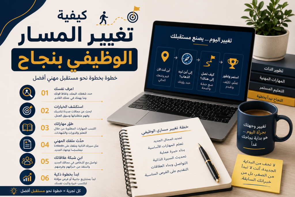 كيفية تغيير المسار الوظيفي بنجاح