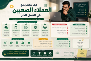 كيف تتعامل مع العملاء الصعبين في العمل الحر؟