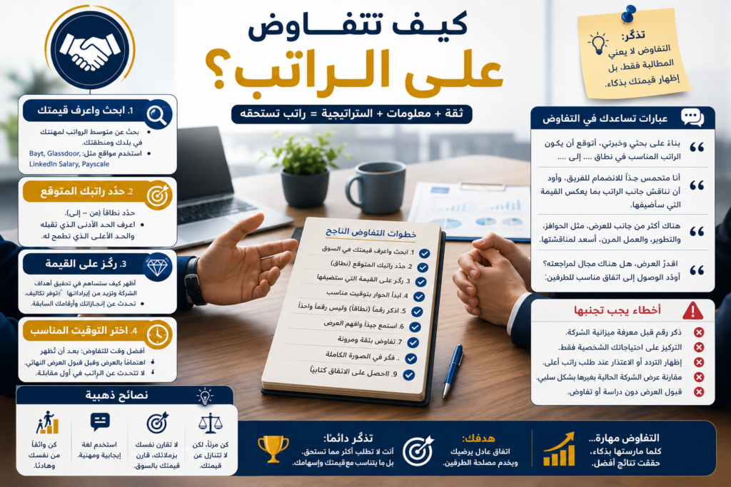 كيف تتفاوض على الراتب؟