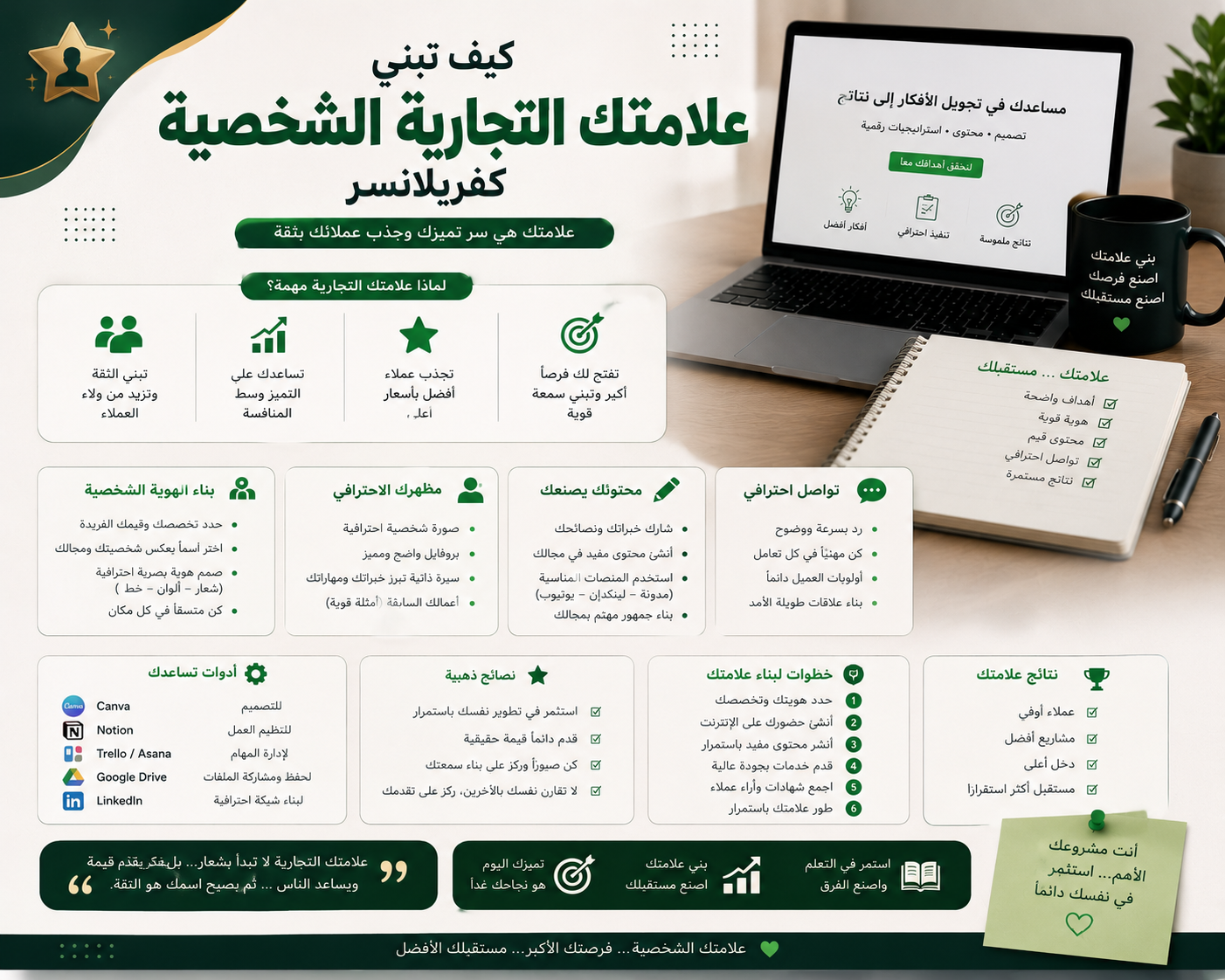 كيف تبني علامتك التجارية الشخصية كفريلانسر؟